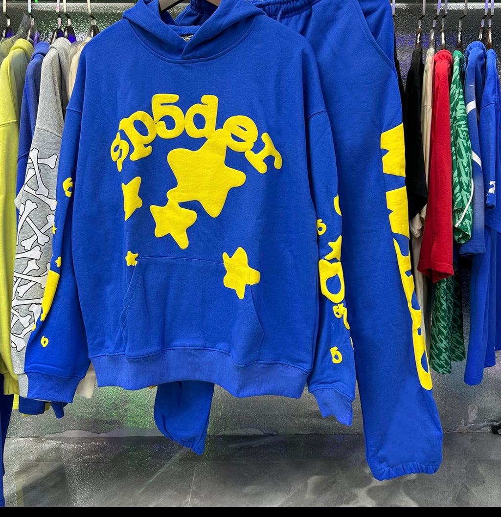 Blue and Yellow Spider Set