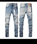 Purple Jeans Blue
