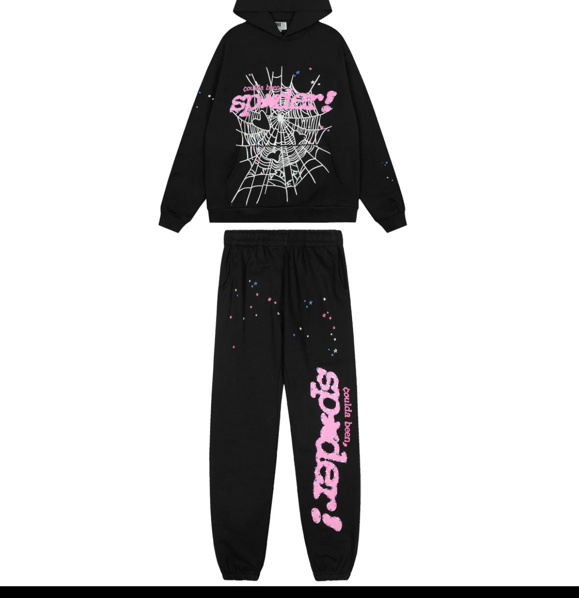 Pink and Black Spider Set