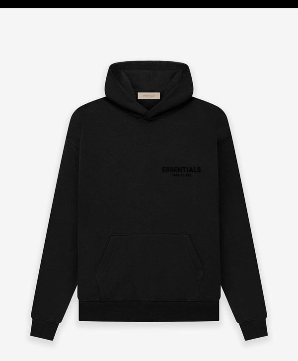 Black Essentials Hoodie