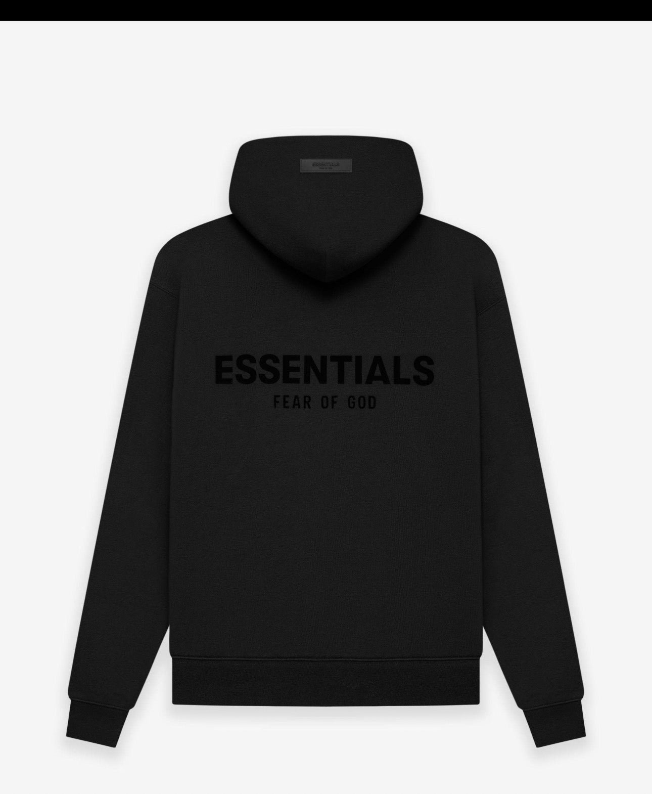 Black Essentials Hoodie